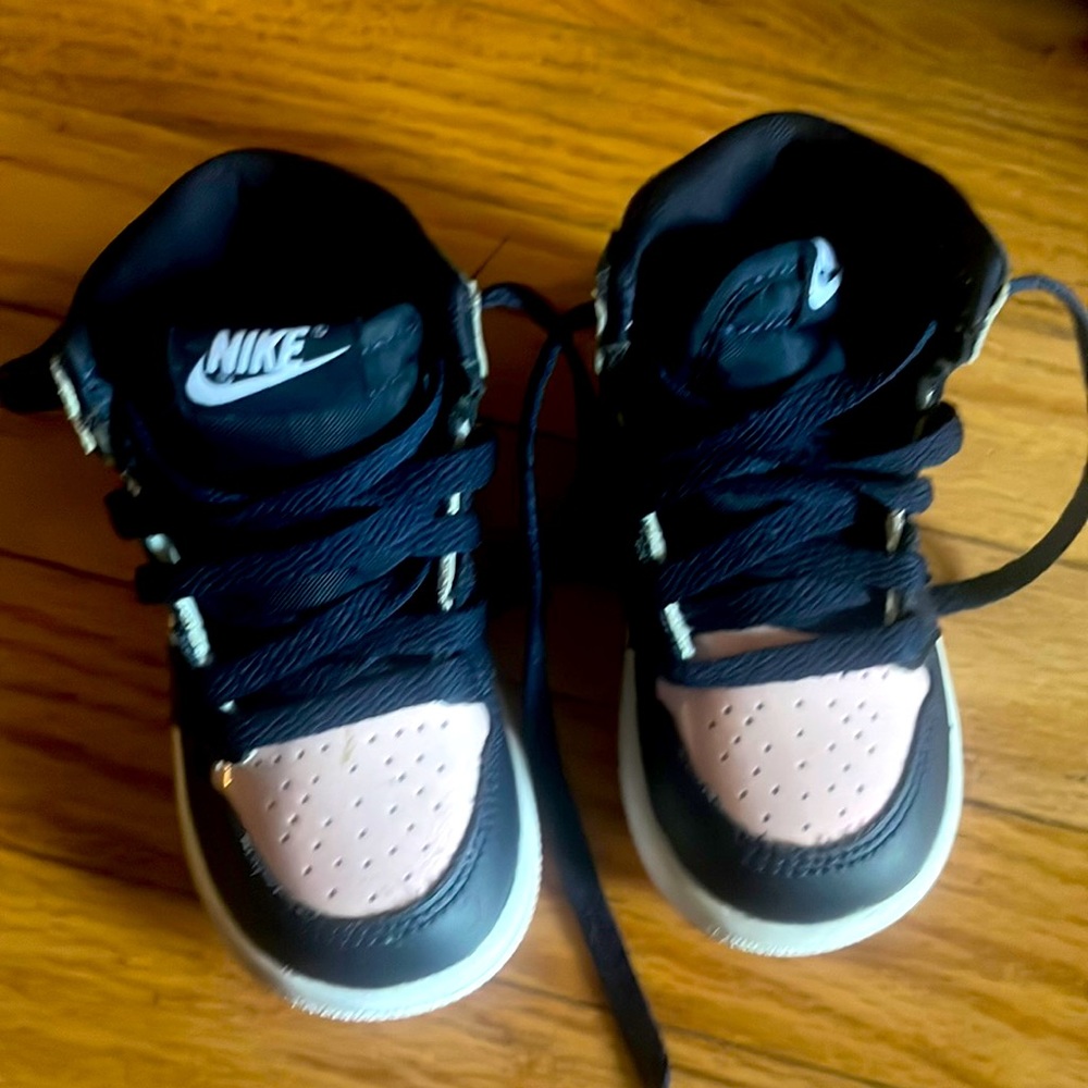 Jordan Kids Sneakers Black and Pink